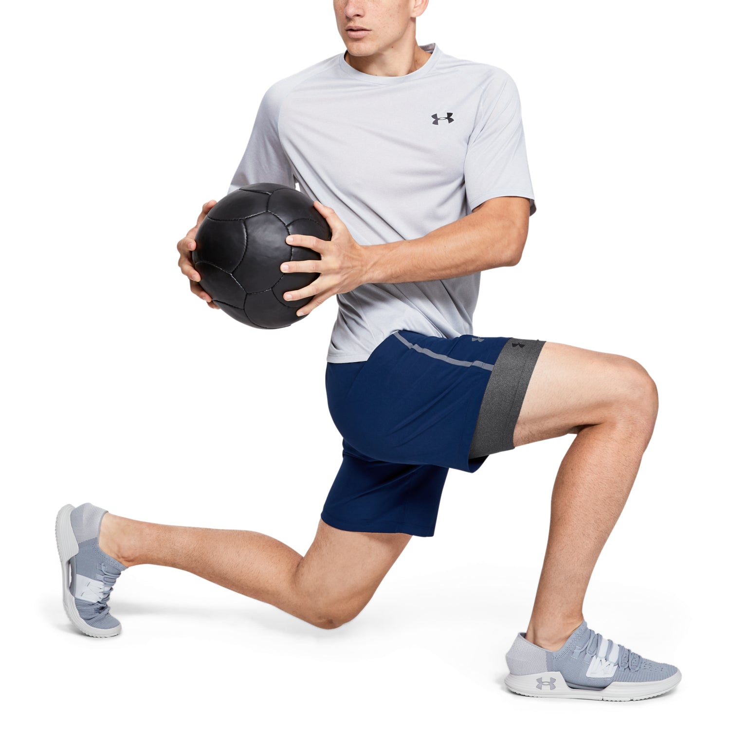 Shorts de compresión media HeatGear® Armour para hombre