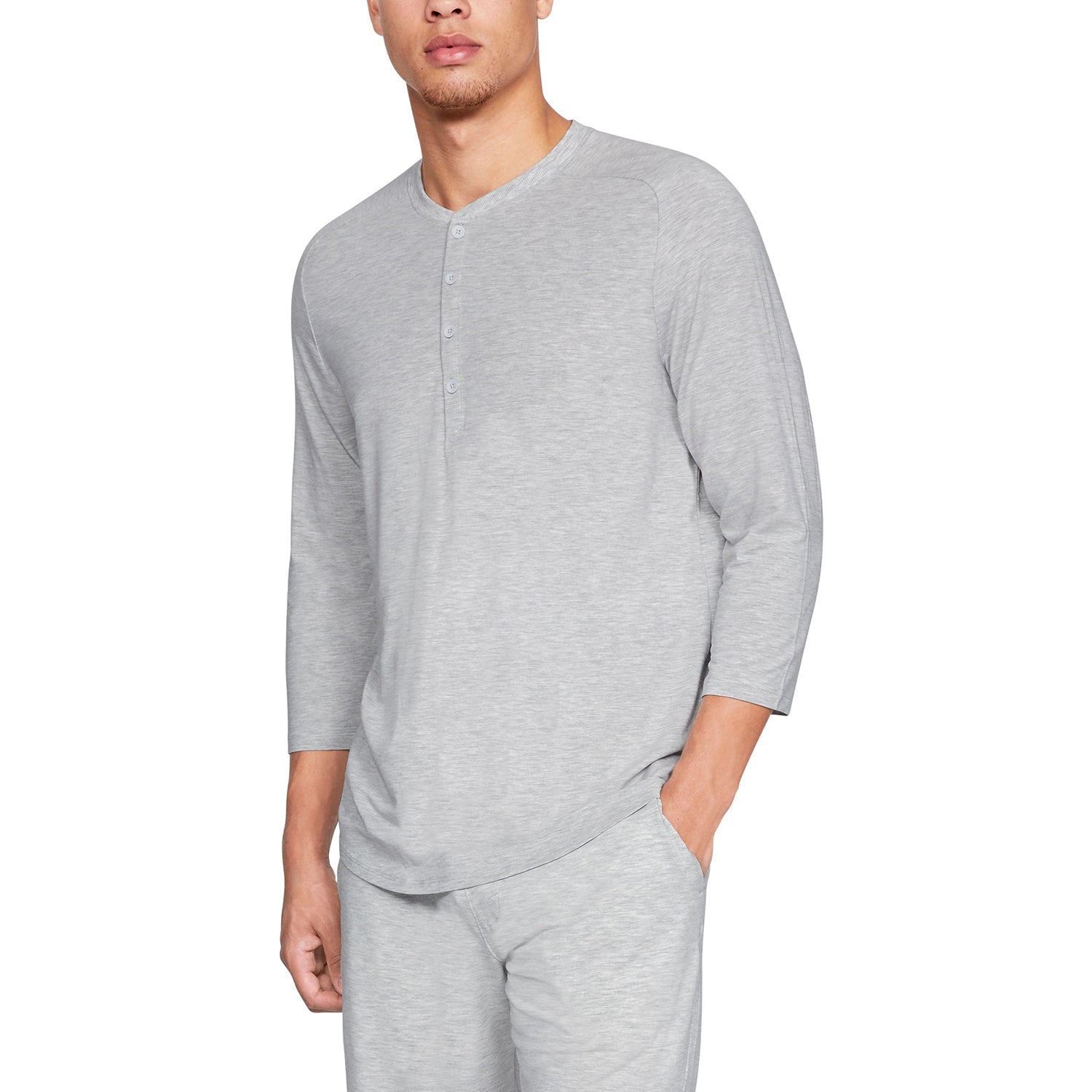 Polera UA Athlete Recovery Sleepwear™ Ultra Comfort 3/4 Henley para Hombre