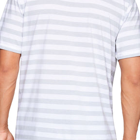 Polera Polo UA Charged Cotton® Scramble Stripe para Hombre