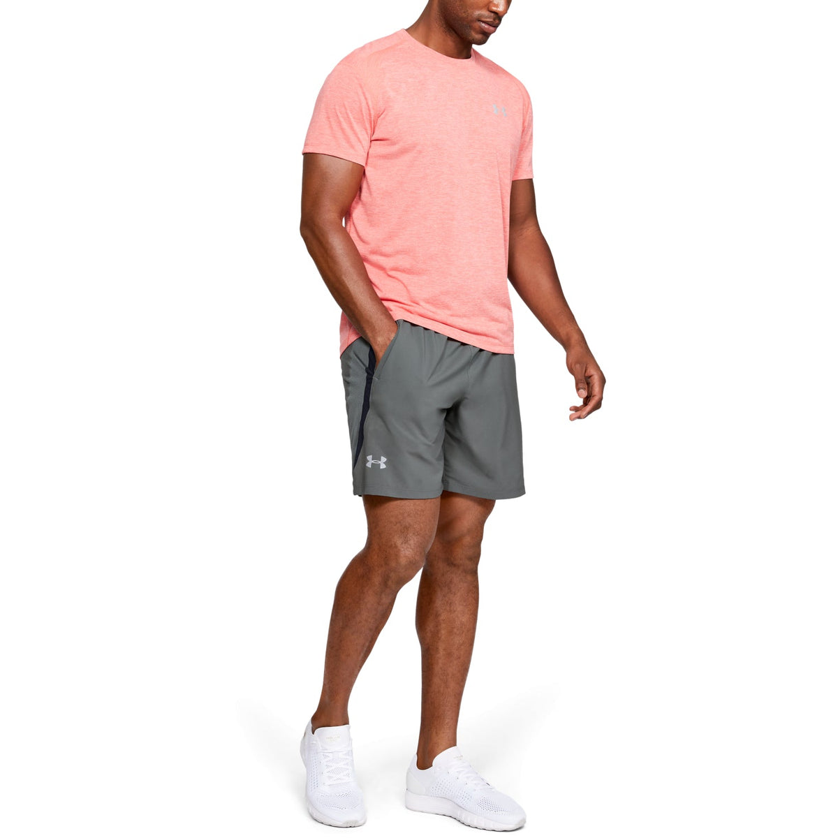 Shorts UA Launch SW 20 cm para hombre