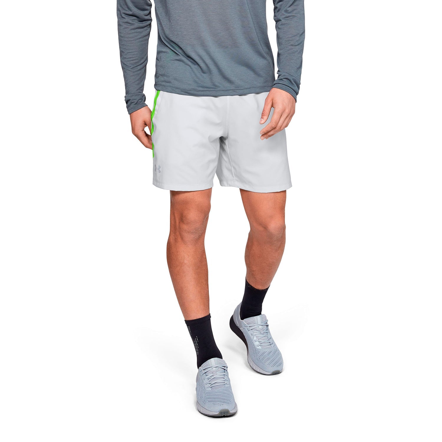 Shorts UA Launch SW 20 cm para hombre
