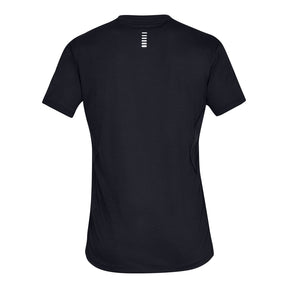 Polera manga corta UA Streaker de cuello en V para hombre