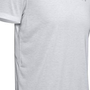 Polera manga corta UA Streaker de cuello en V para hombre