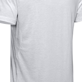 Polera manga corta UA Streaker de cuello en V para hombre