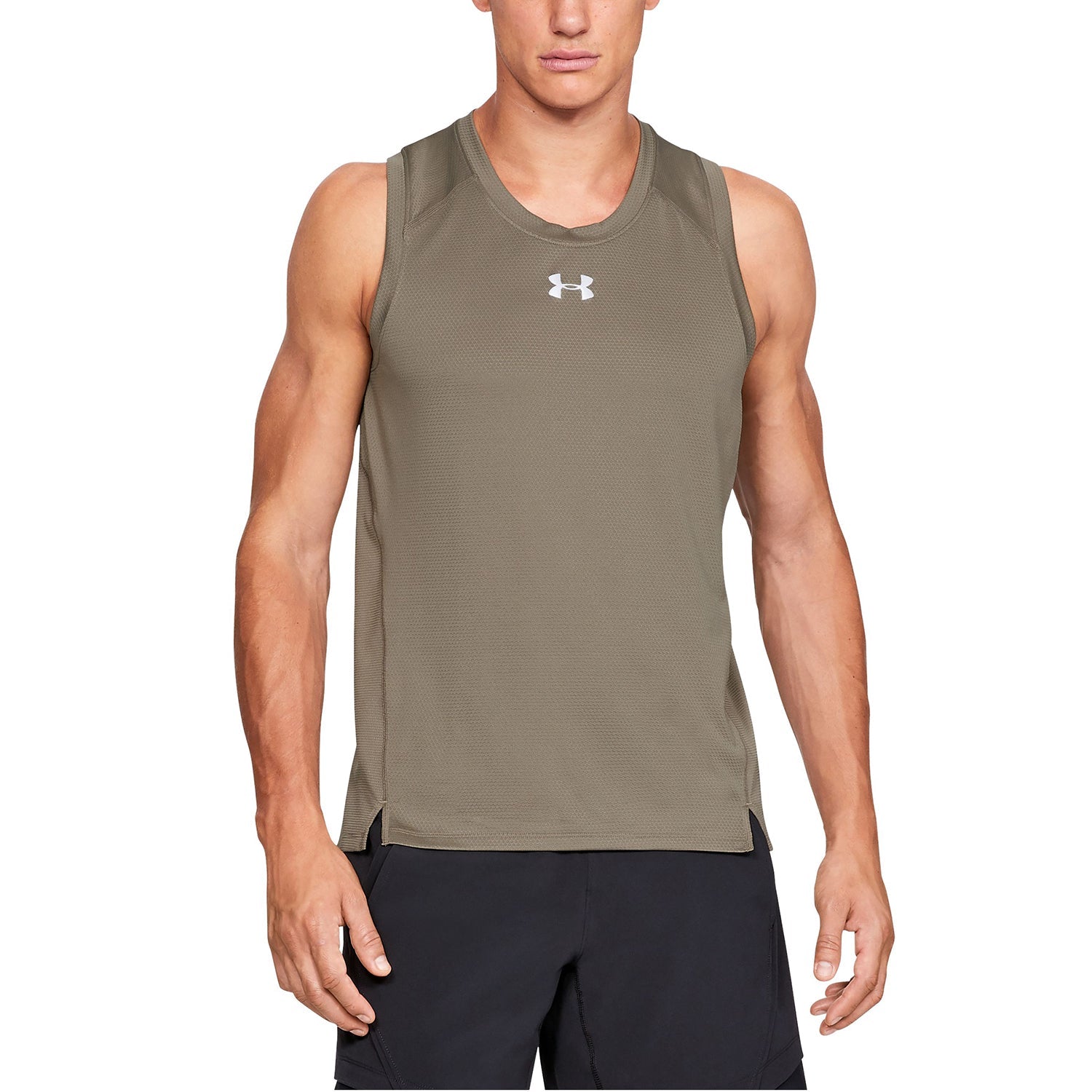 Polera sin Mangas UA Qualifier HexDelta para Hombre