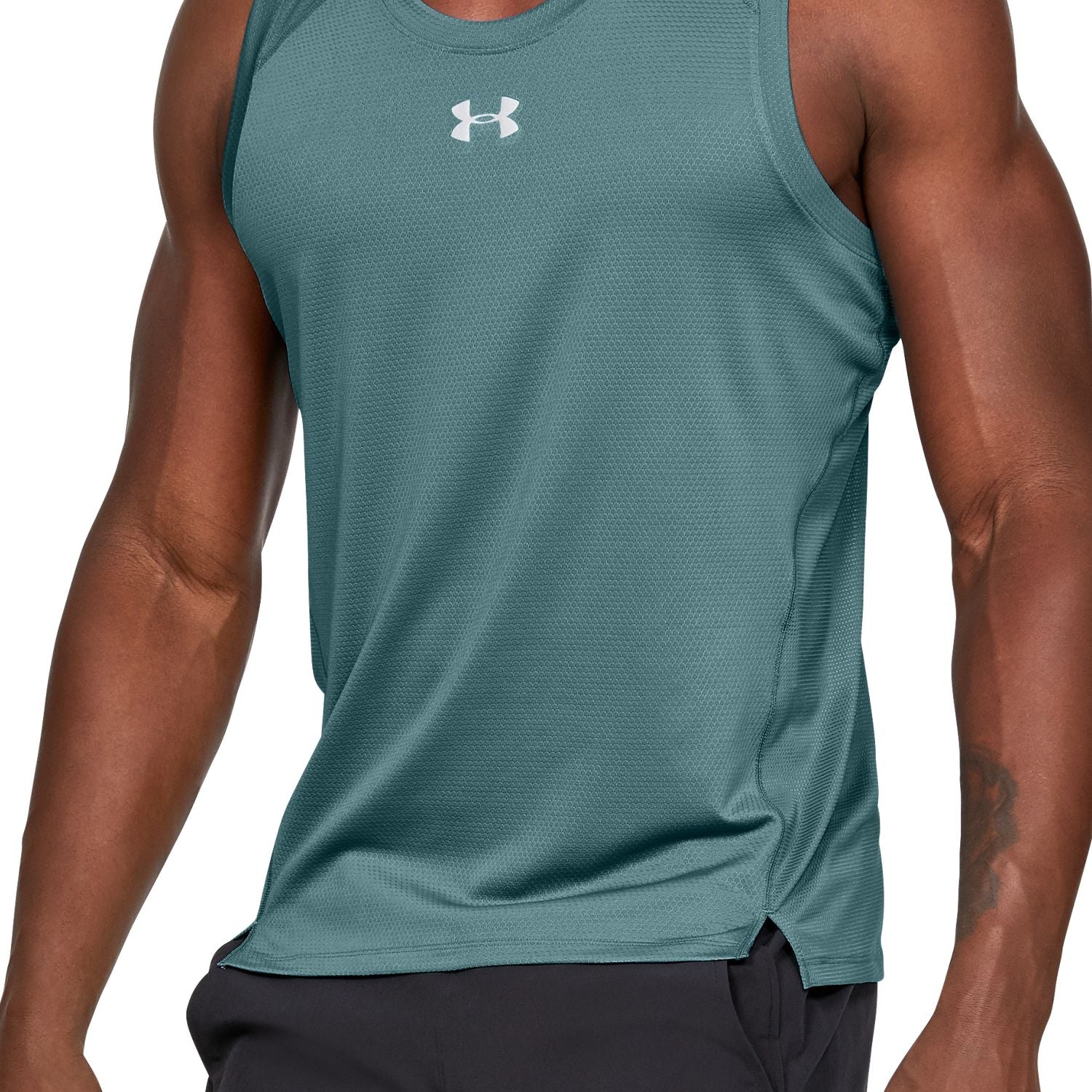 Polera sin Mangas UA Qualifier HexDelta para Hombre