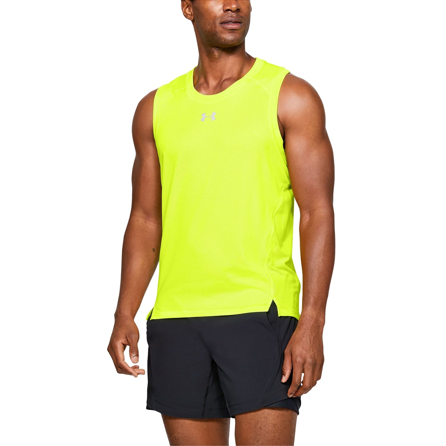 Polera sin Mangas UA Qualifier HexDelta para Hombre