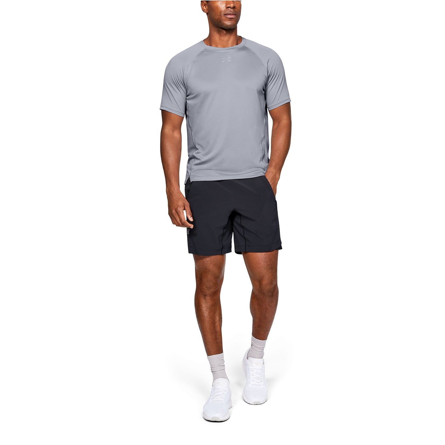 Polera Manga Corta UA Qualifier HexDelta para Hombre