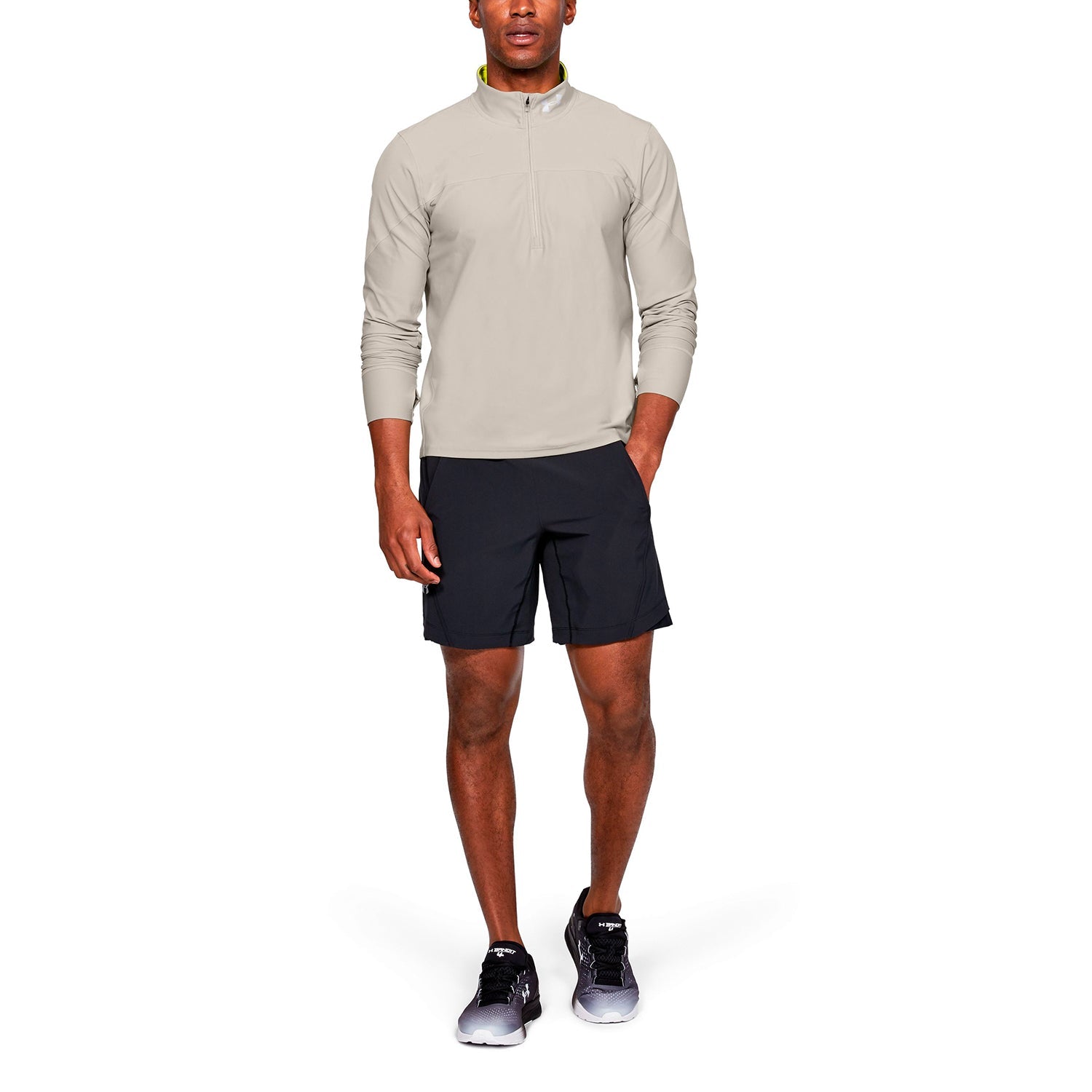 Polerón UA Qualifier ½ con cierre para Hombre