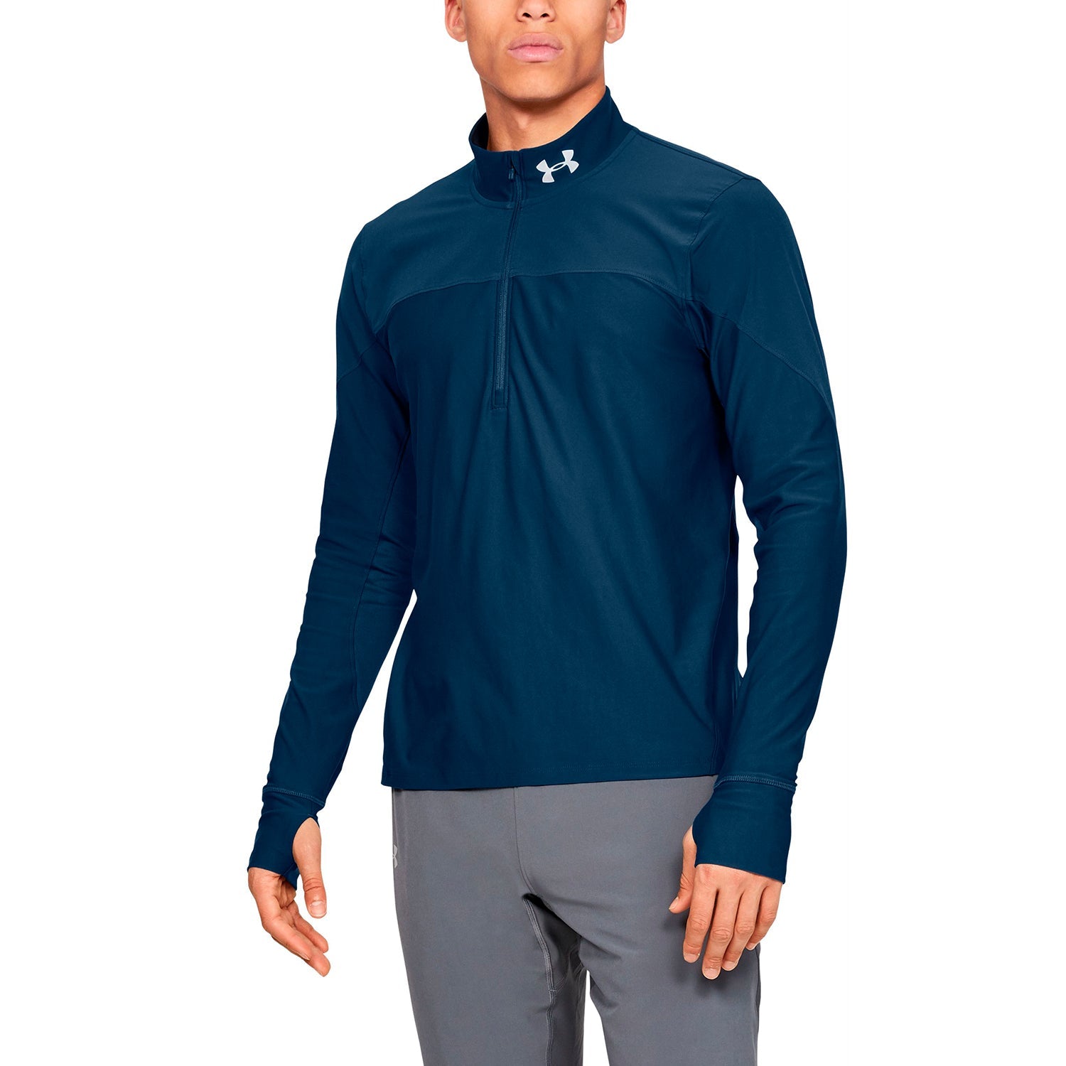 Polerón UA Qualifier ½ con cierre para Hombre