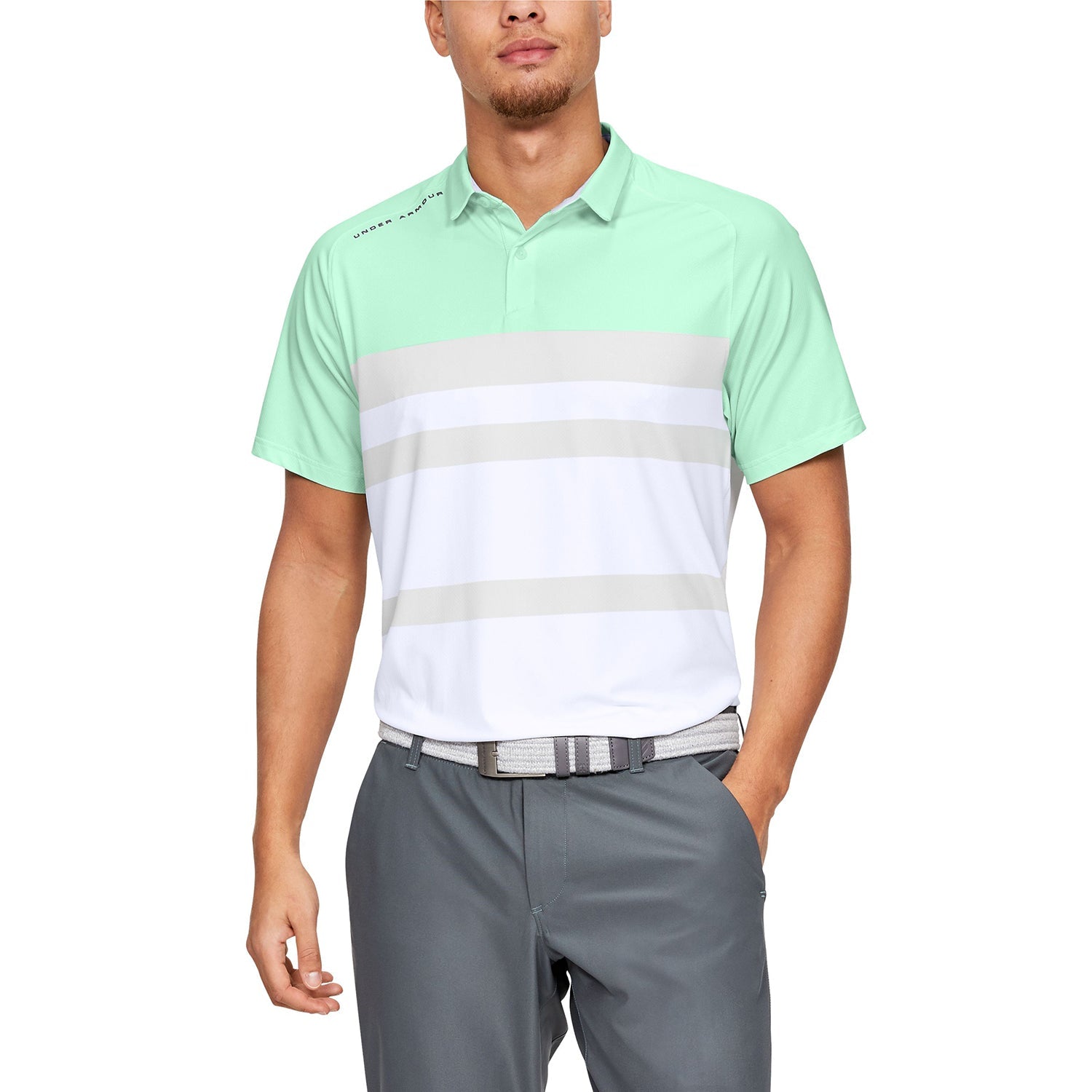 Polera UA Iso-Chill Block para hombre