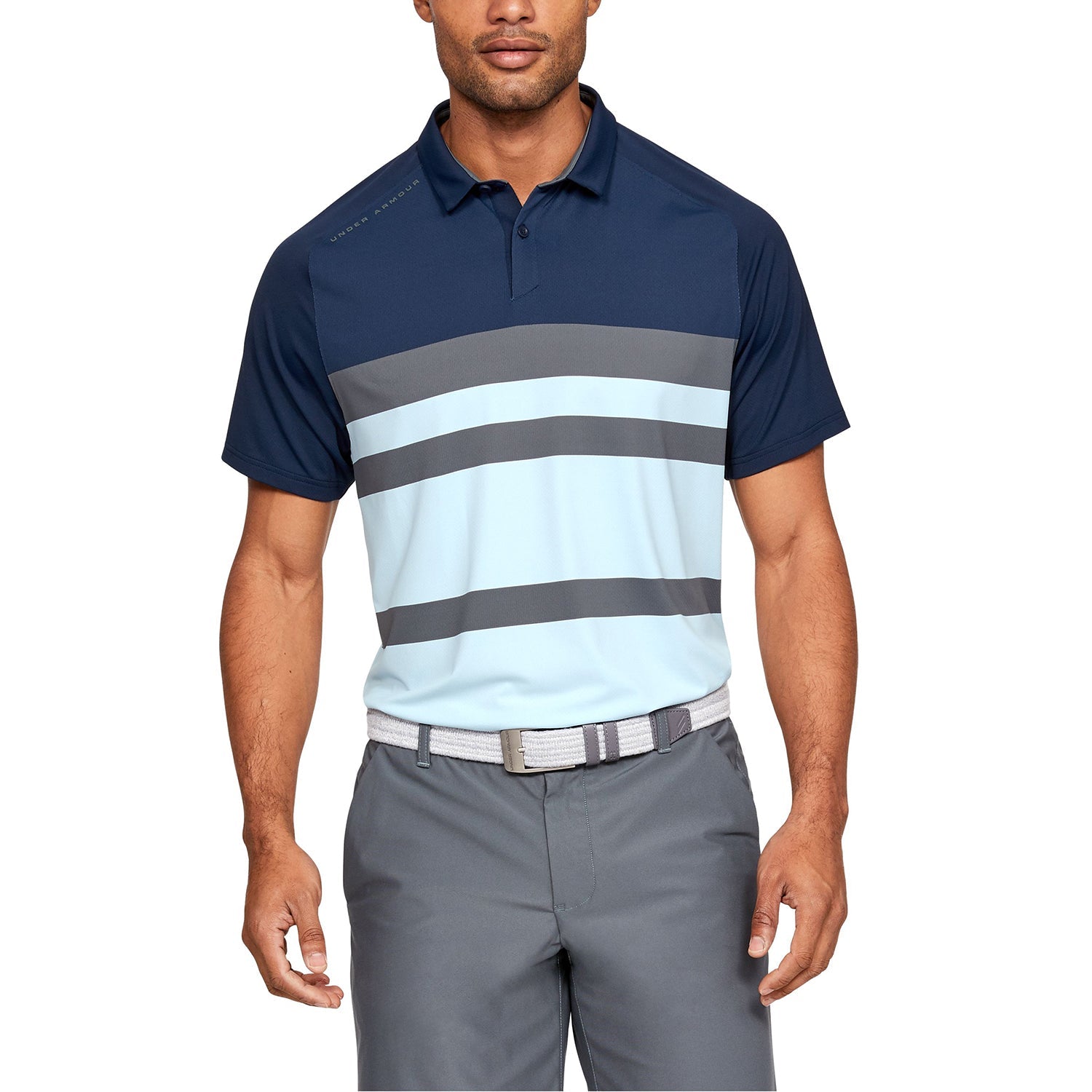 Polera UA Iso-Chill Block para hombre