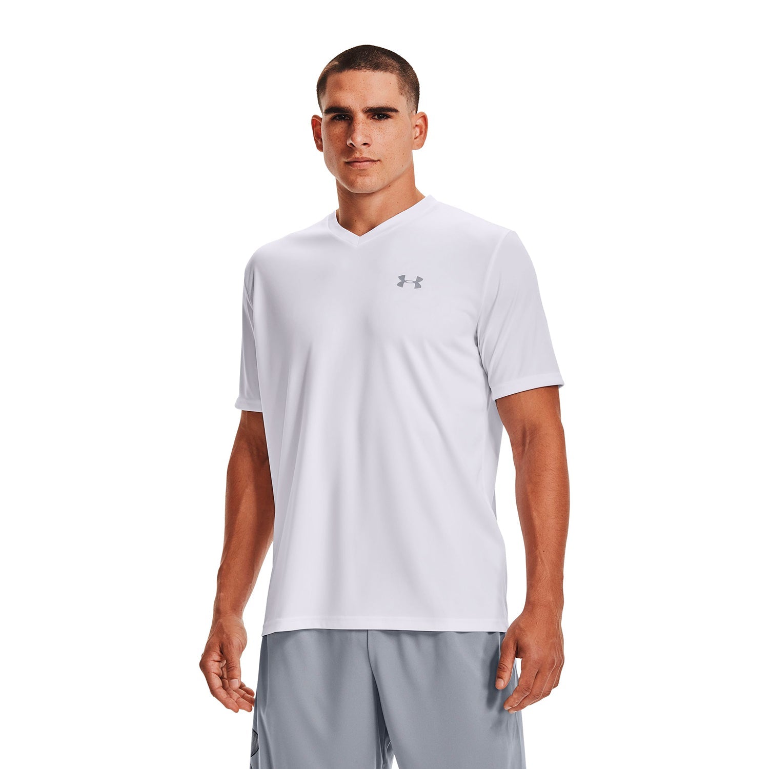 Polera Manga Corta UA Velocity V-neck para Hombre