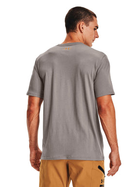 Polera Manga Corta UA Team Issue Wordmark para Hombre