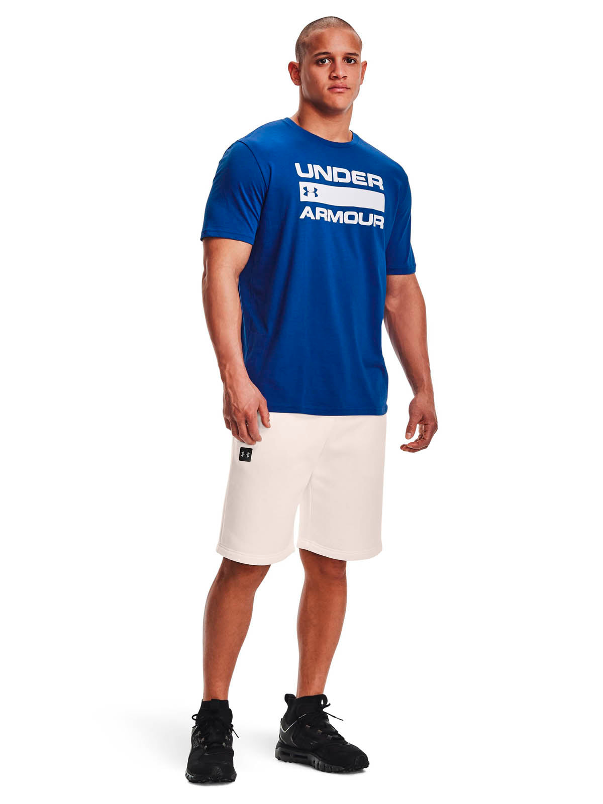 Polera Manga Corta UA Team Issue Wordmark para Hombre