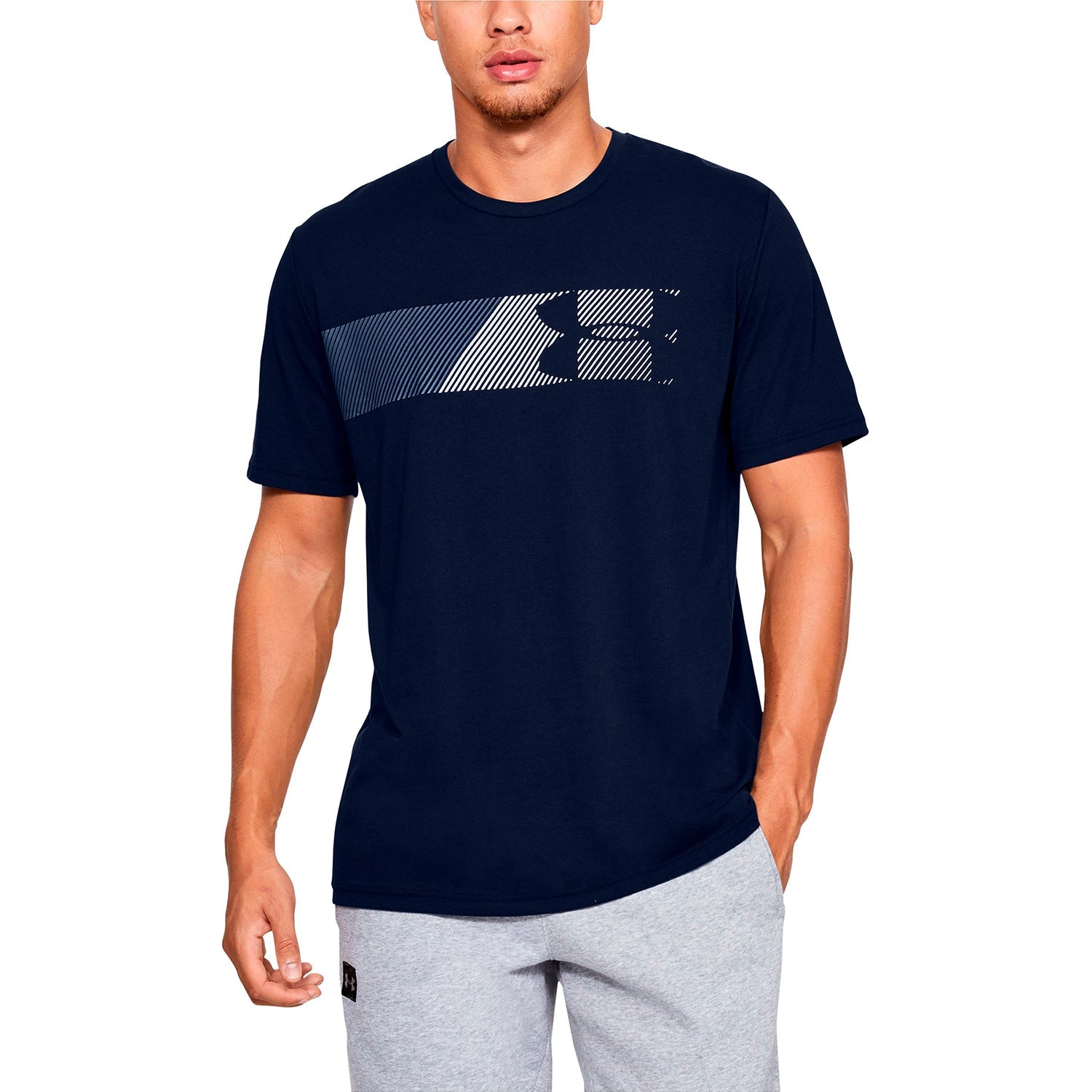Polera Manga Corta UA Fast Left Chest para Hombre