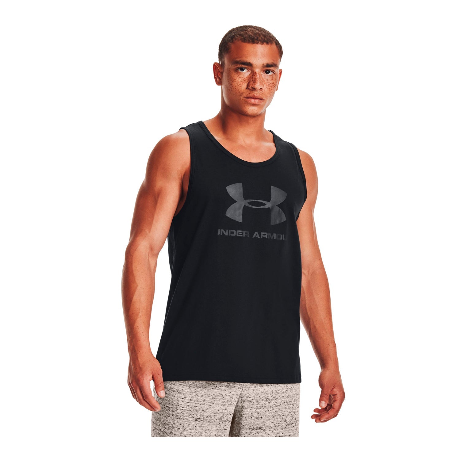 Polera sin mangas Sportstyle Logo para hombre Under Armour