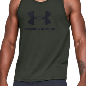 Polera sin mangas Sportstyle Logo para hombre Under Armour