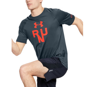 Polera manga corta UA Qualifier Glare para hombre