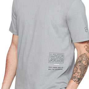 Polera Manga Corta UA Baseline Beyond The Arc para Hombre