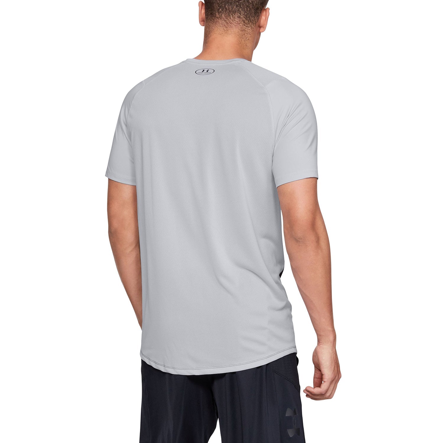 Polera manga corta con bloque de color UA MK-1 para hombre