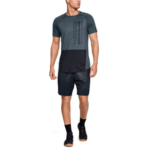 Polera manga corta con bloque de color UA MK-1 para hombre