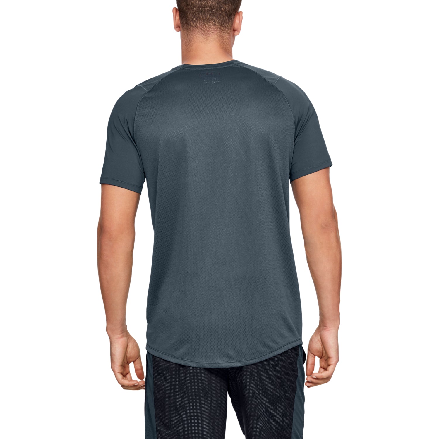 Polera manga corta con bloque de color UA MK-1 para hombre