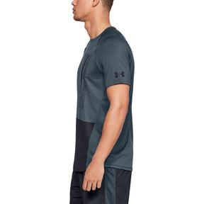 Polera manga corta con bloque de color UA MK-1 para hombre