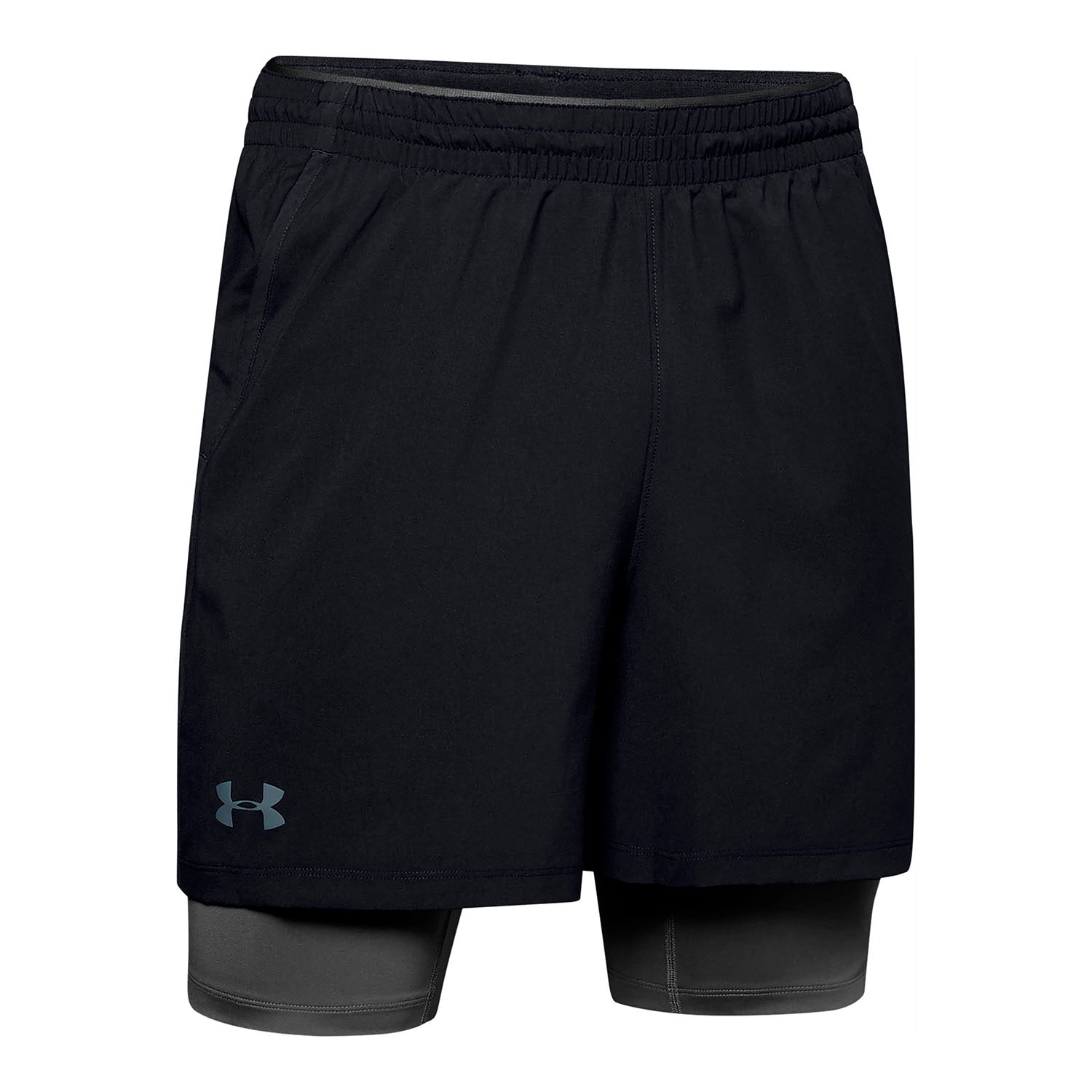 Shorts UA Qualifier 2-in-1 para hombre
