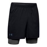Shorts UA Qualifier 2-in-1 para hombre