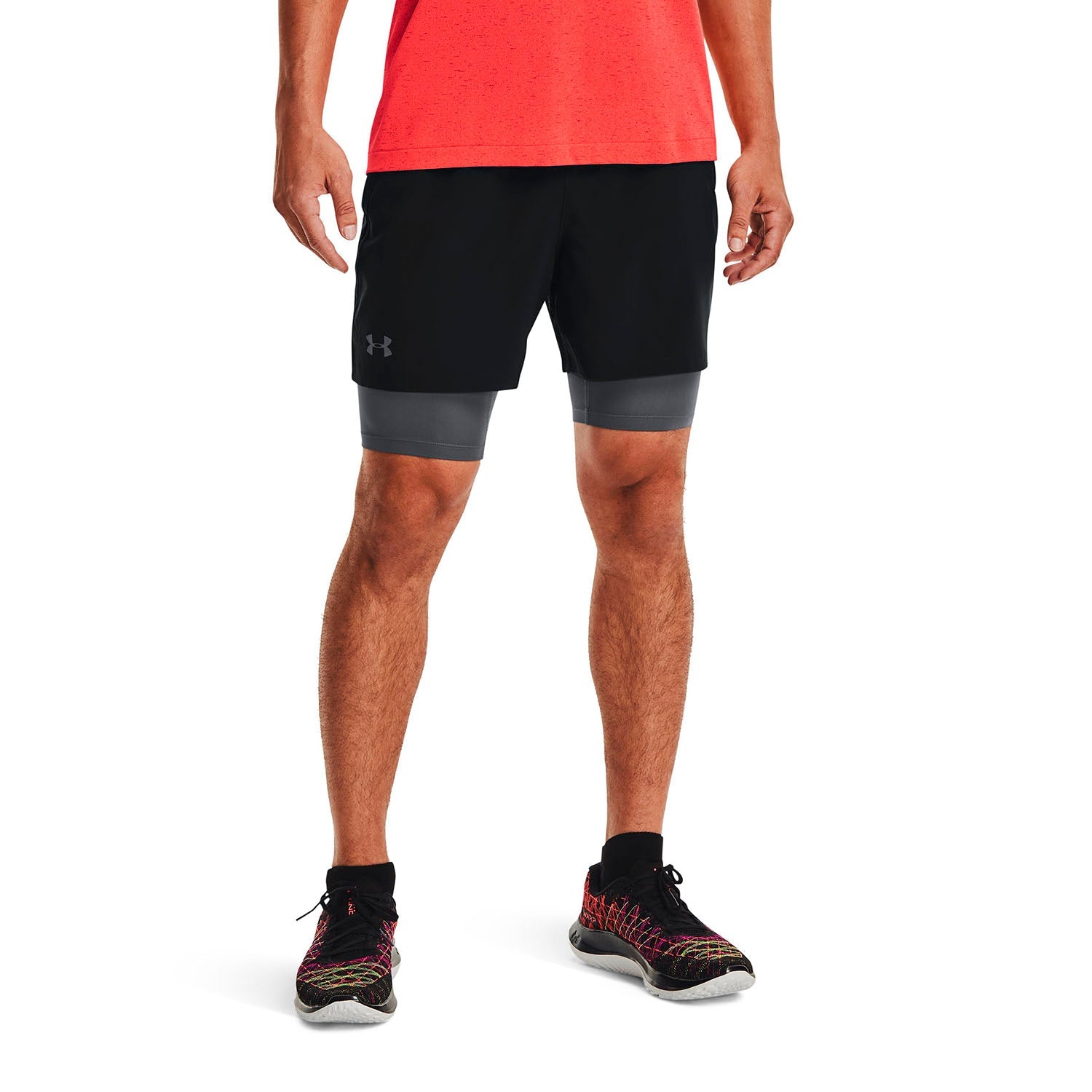 Shorts UA Qualifier 2-in-1 para hombre