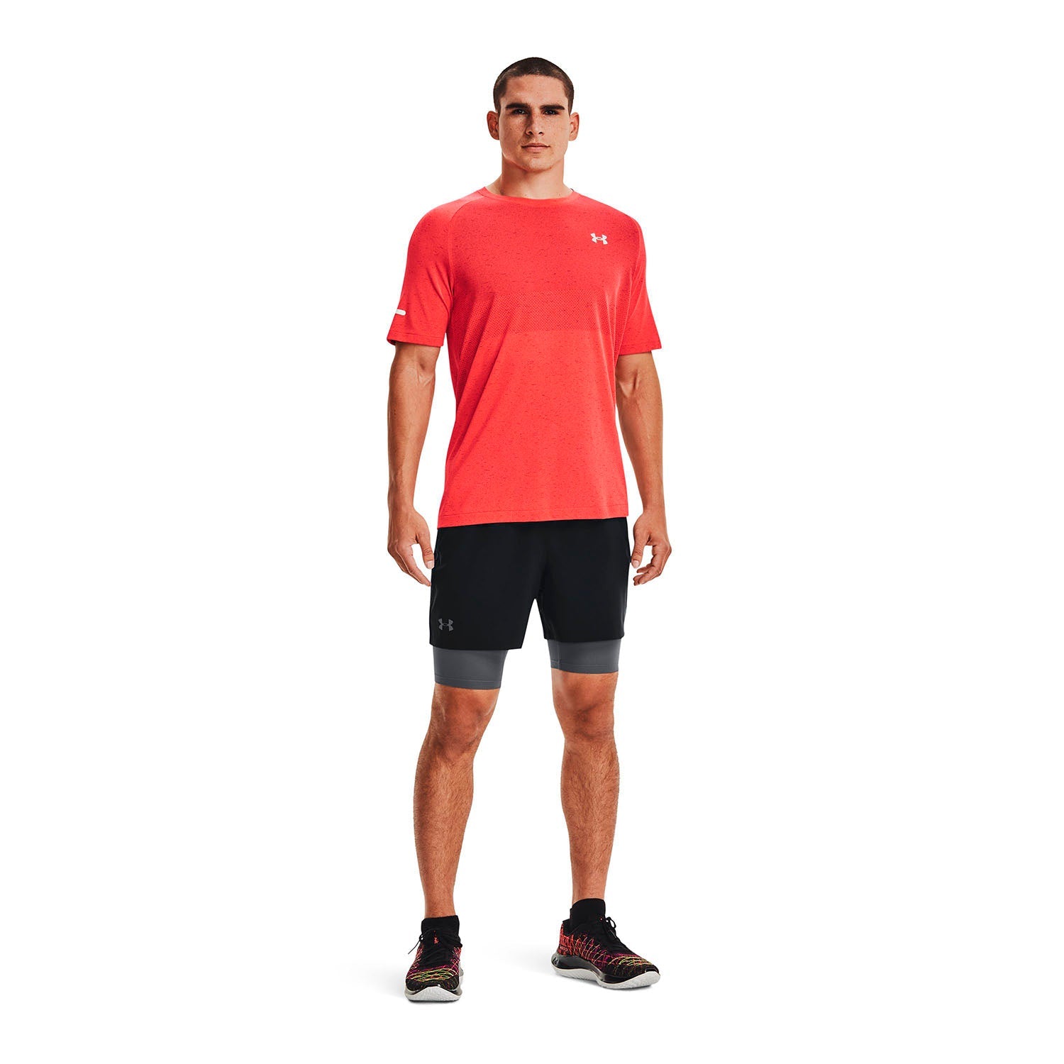 Shorts UA Qualifier 2-in-1 para hombre