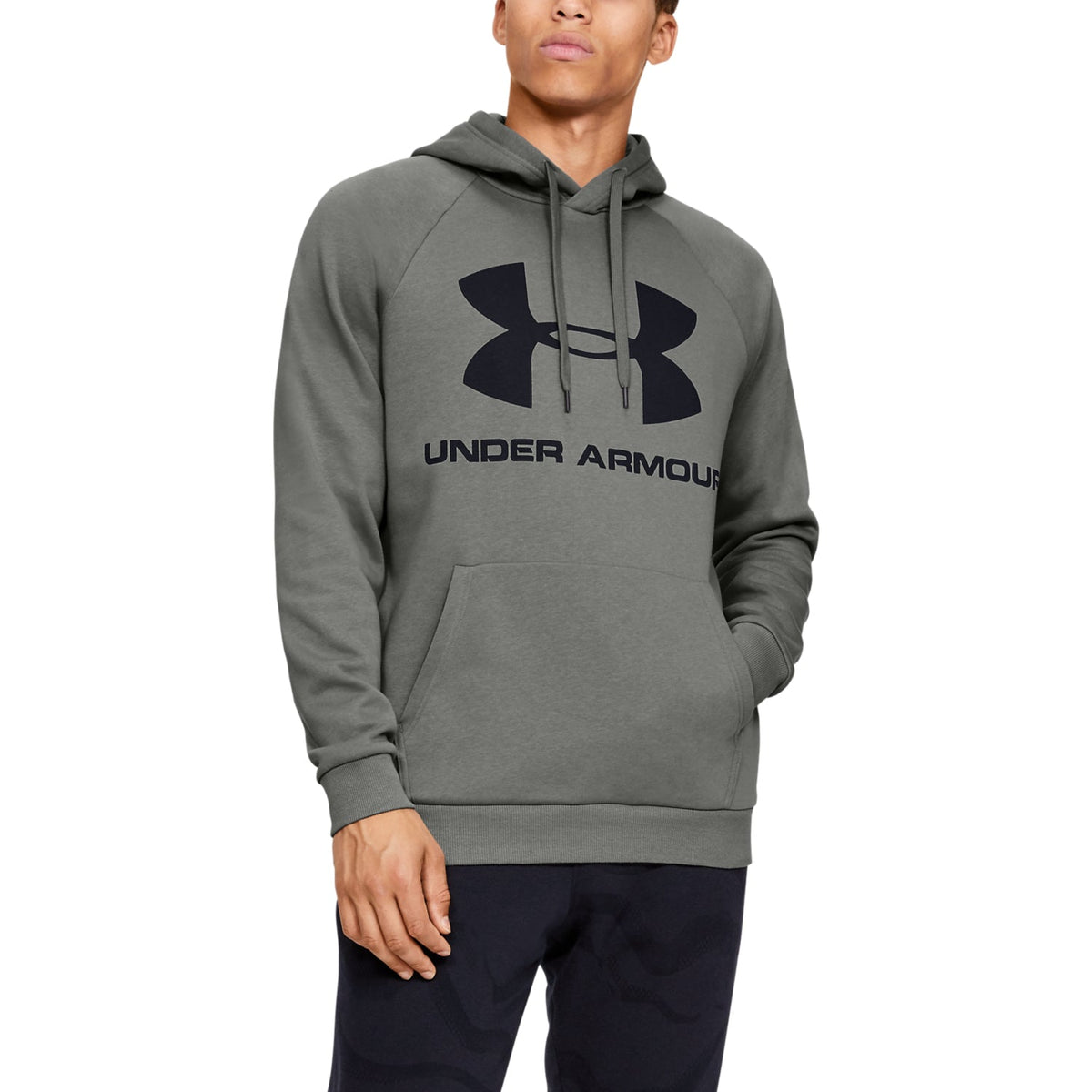 Sudadera con capucha UA Rival Fleece Logo para hombre