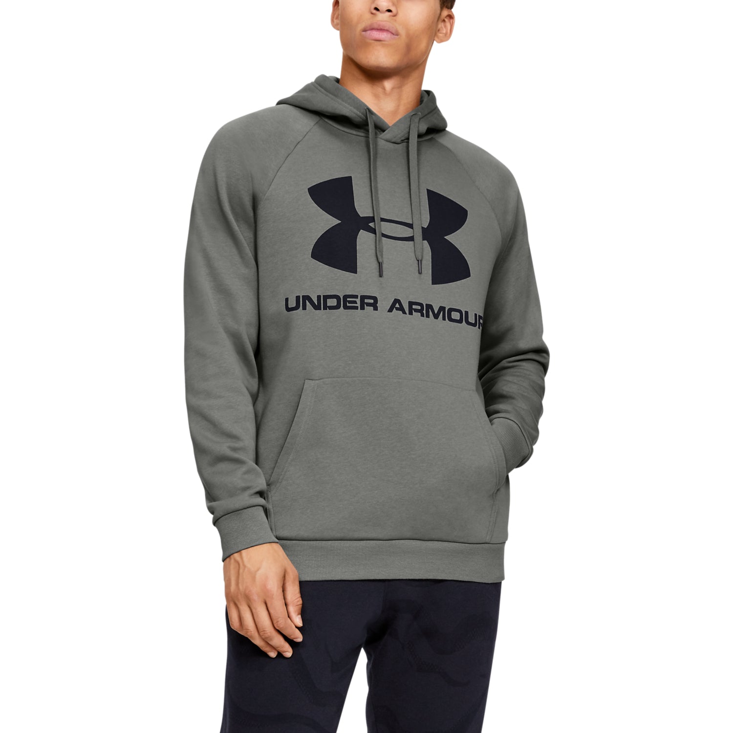 Sudadera con capucha UA Rival Fleece Logo para hombre