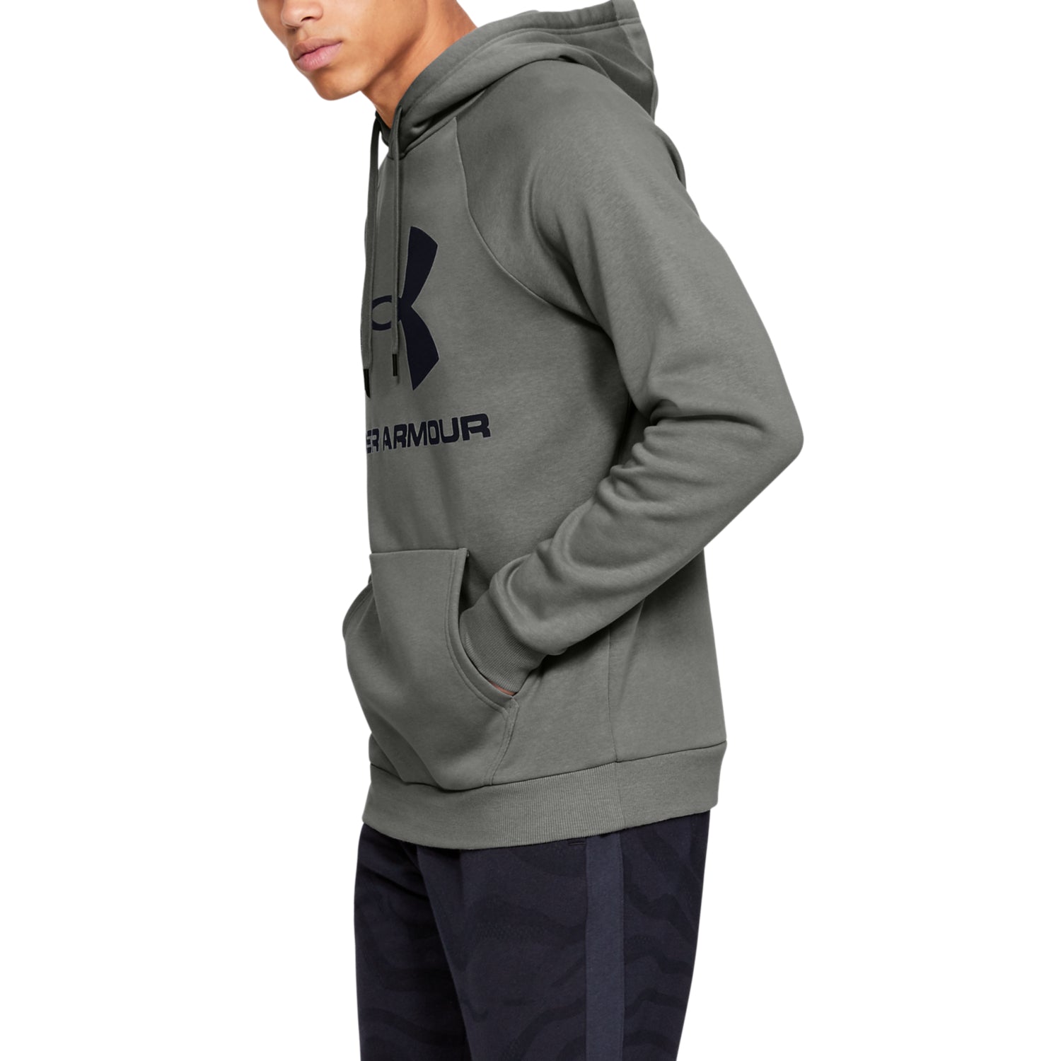 Sudadera con capucha UA Rival Fleece Logo para hombre
