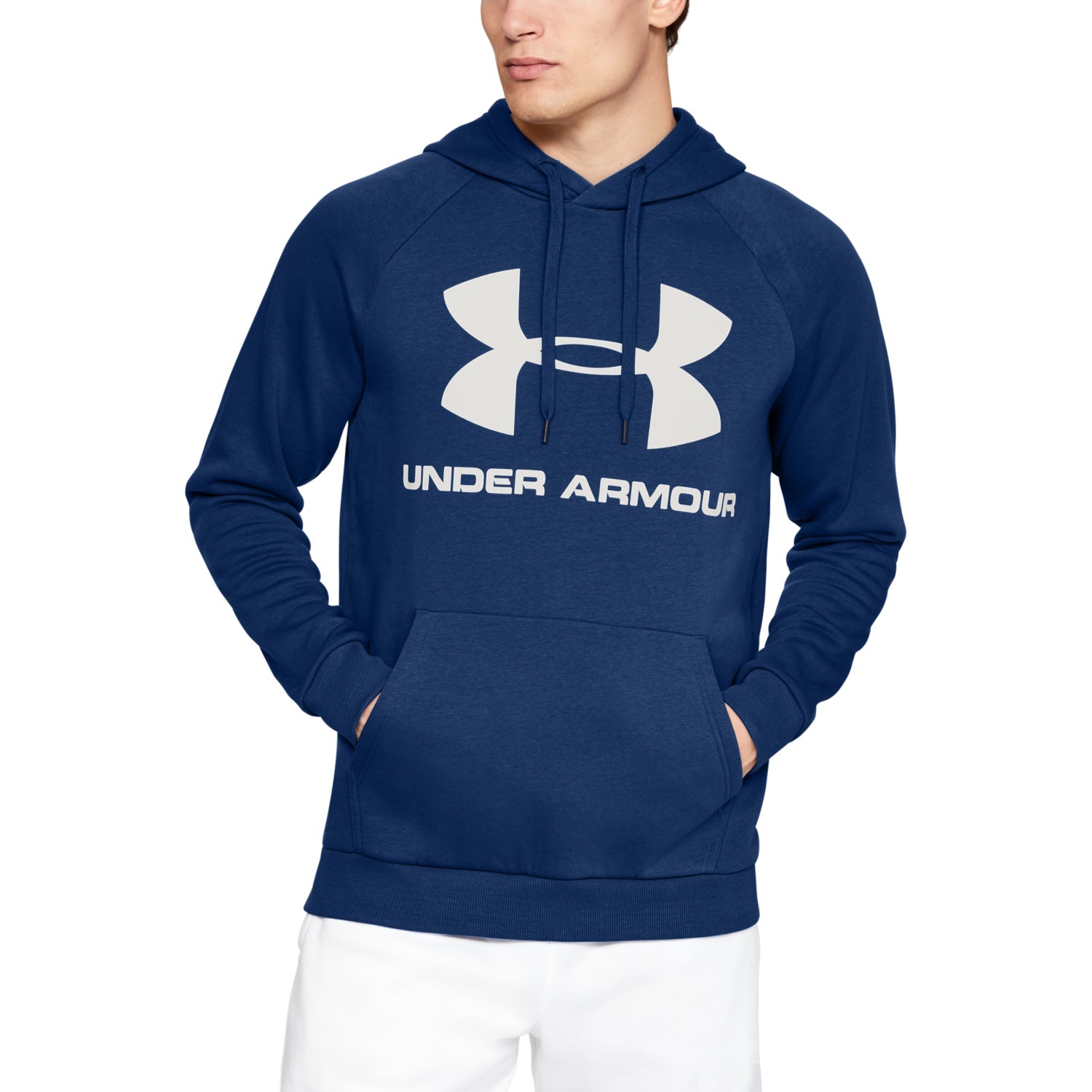 Sudadera con capucha UA Rival Fleece Logo para hombre