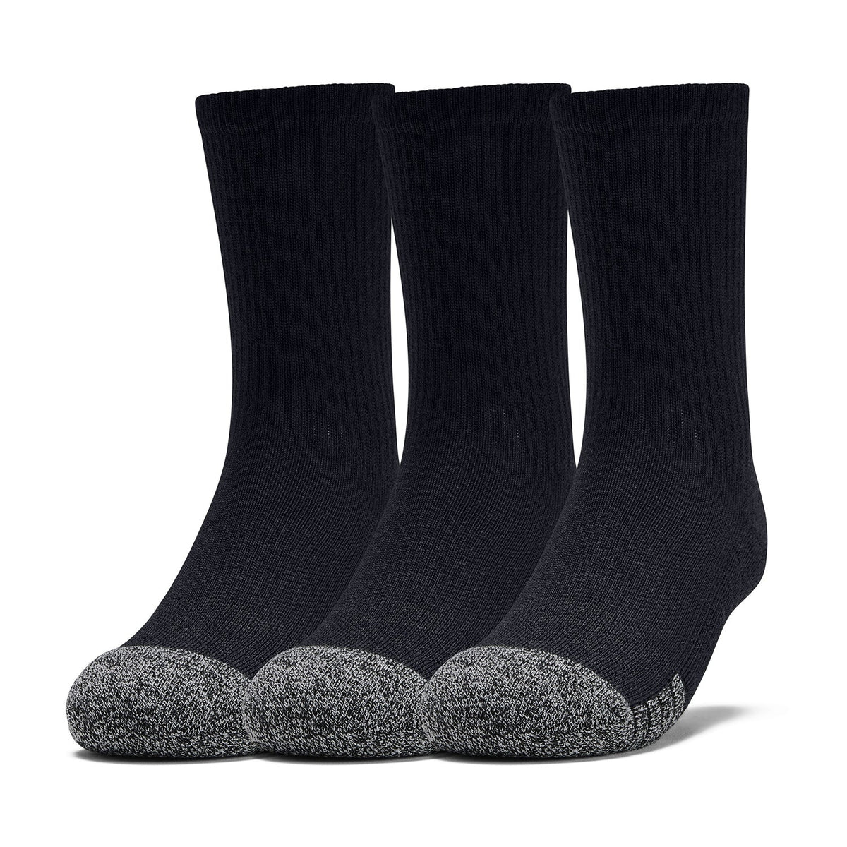 Paquete de tres pares de calcetines HeatGear® Crew para jóvenes