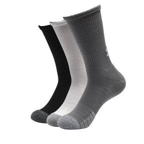 Paquete de tres pares de calcetines HeatGear® Crew para adultos