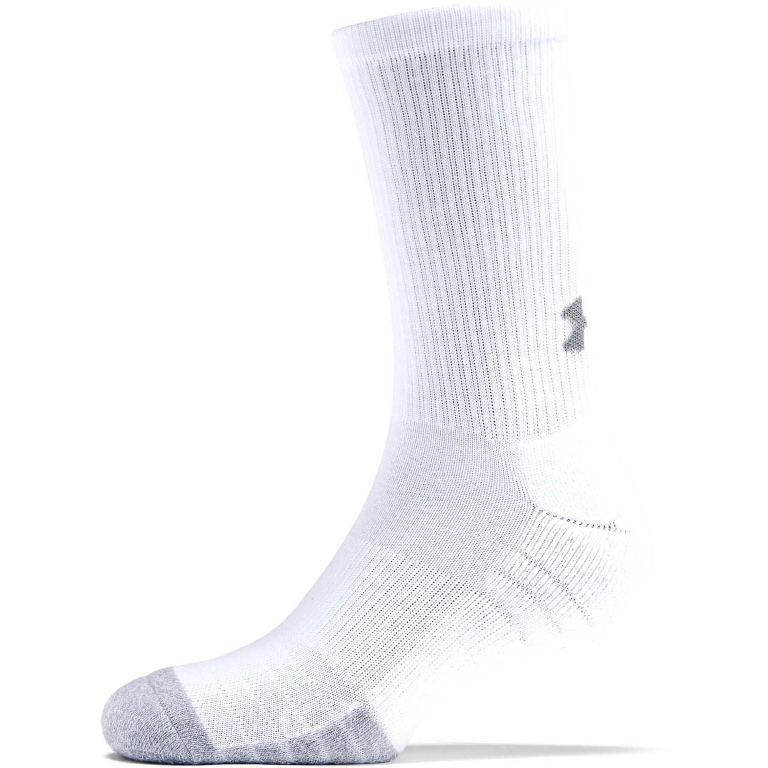 Paquete de tres pares de calcetines HeatGear® Crew para adultos