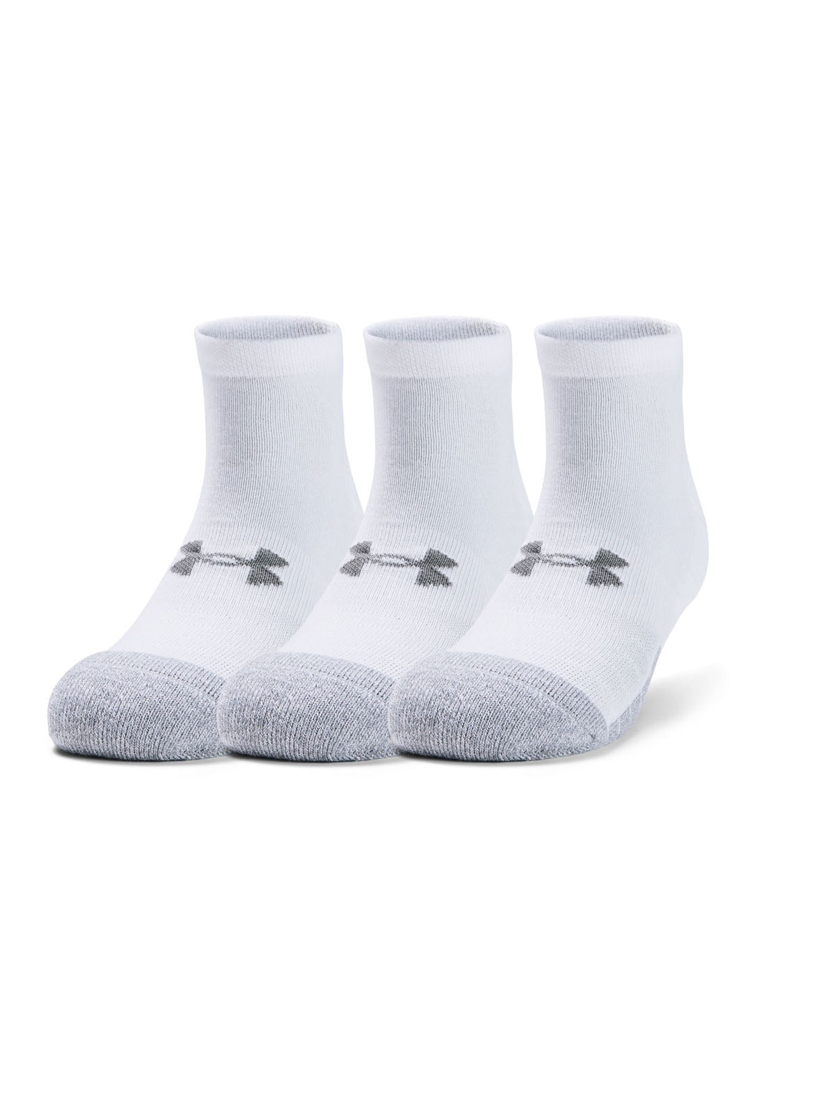 Paquete de tres pares de calcetines HearGear® Low Cut para adultos