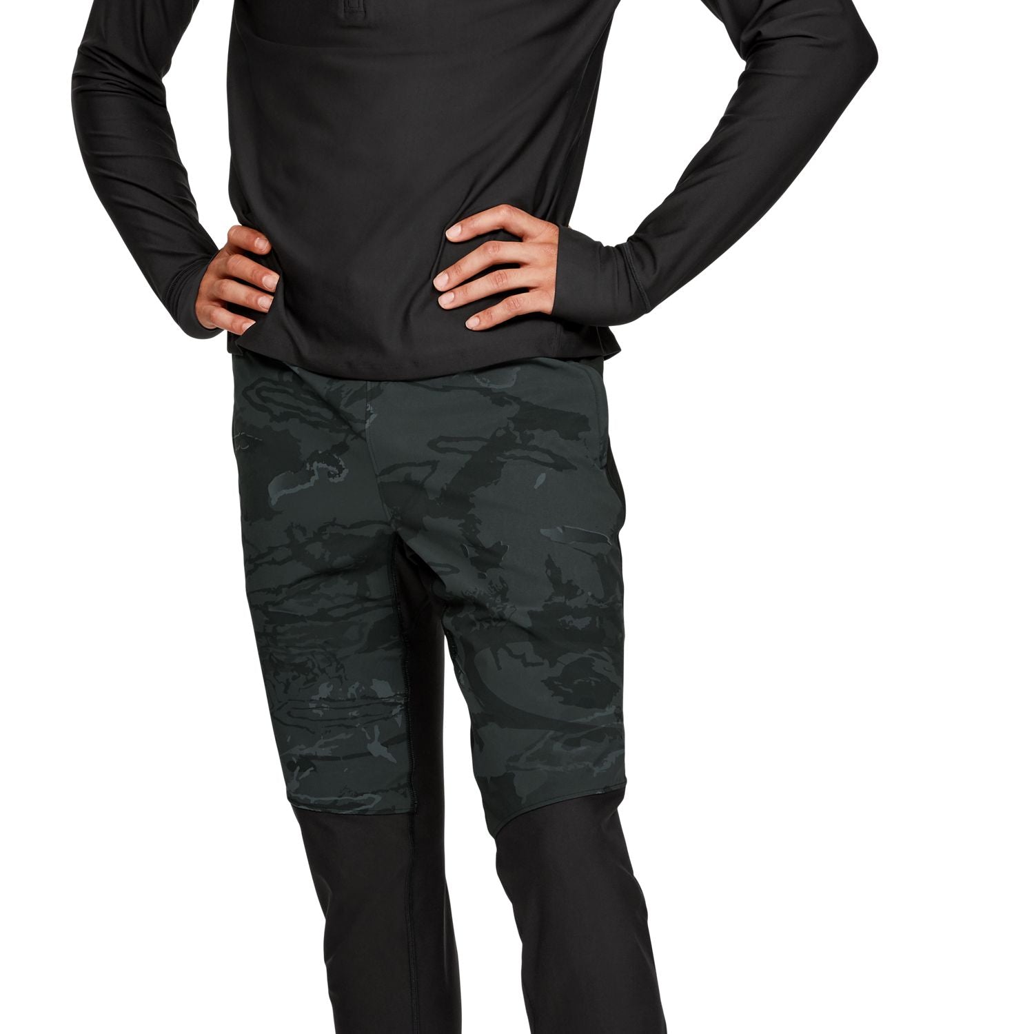 Polerón UA Qualifier Camo ½ Zip para Hombre