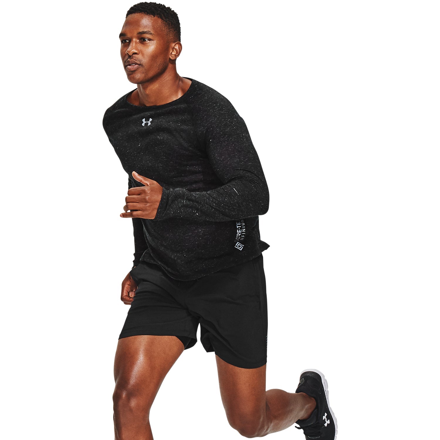 Polera Manga Larga UA Breeze para Hombre