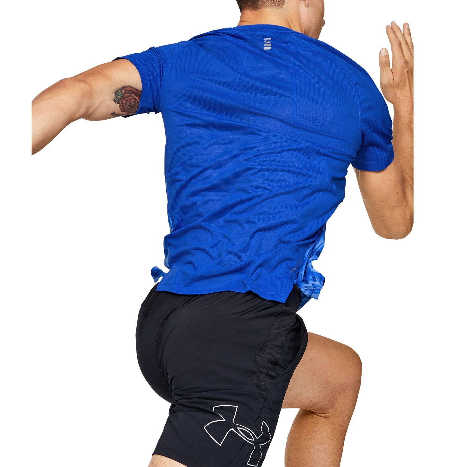 Polera Manga Corta UA Qualifier Iso-Chill Printed Run para Hombre