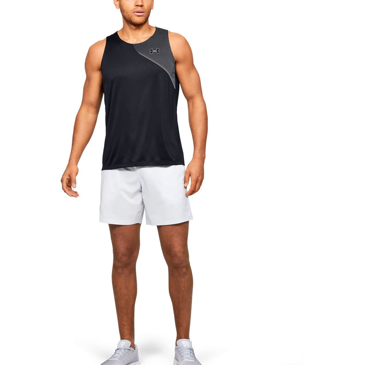 Polera sin Mangas UA Qualifier Iso-Chill Run Singlet para Hombre