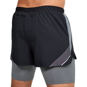 Shorts UA RUSH™ Run 2-in-1 para Hombre