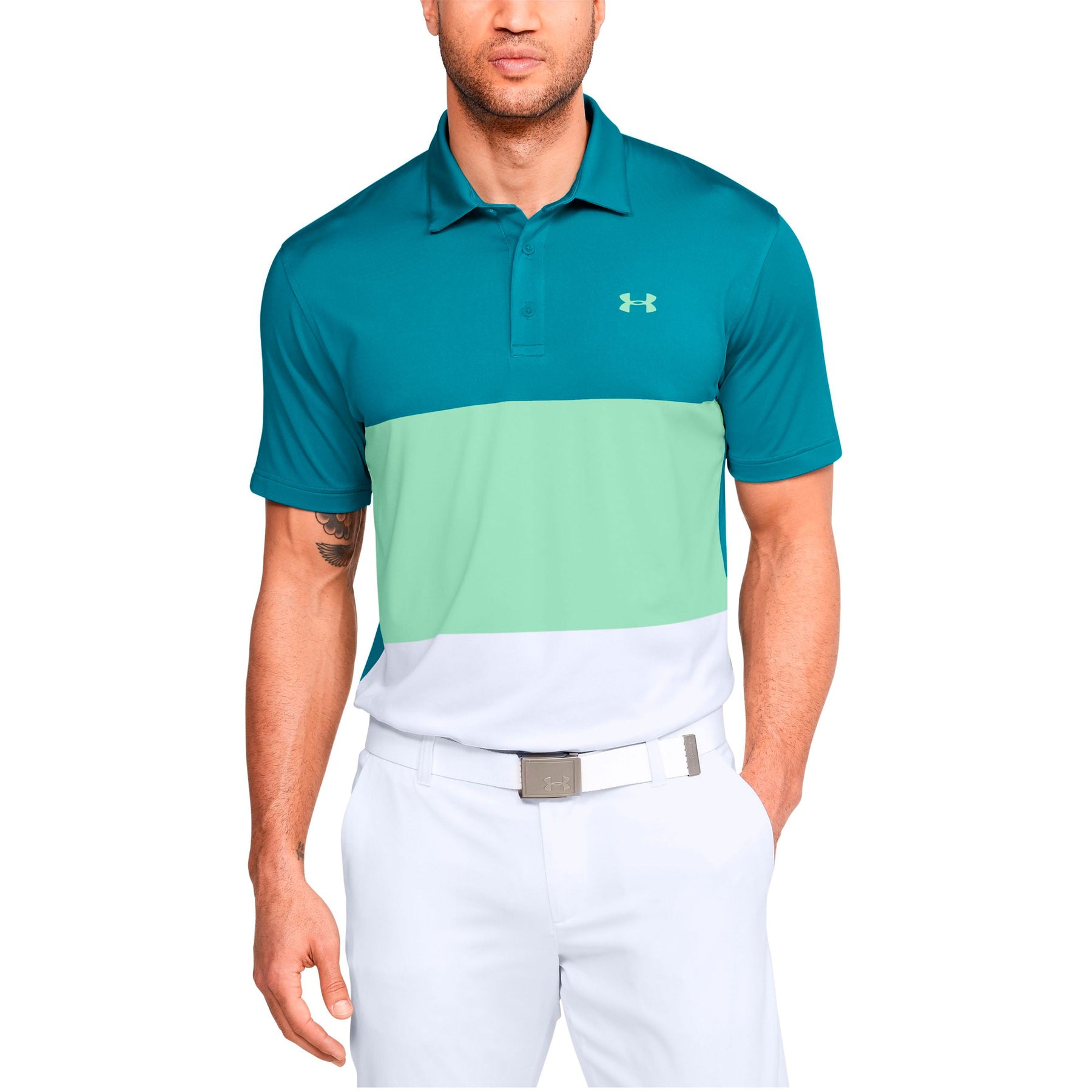 Polera Manga Corta Playoff Polo Colorbl para Hombre