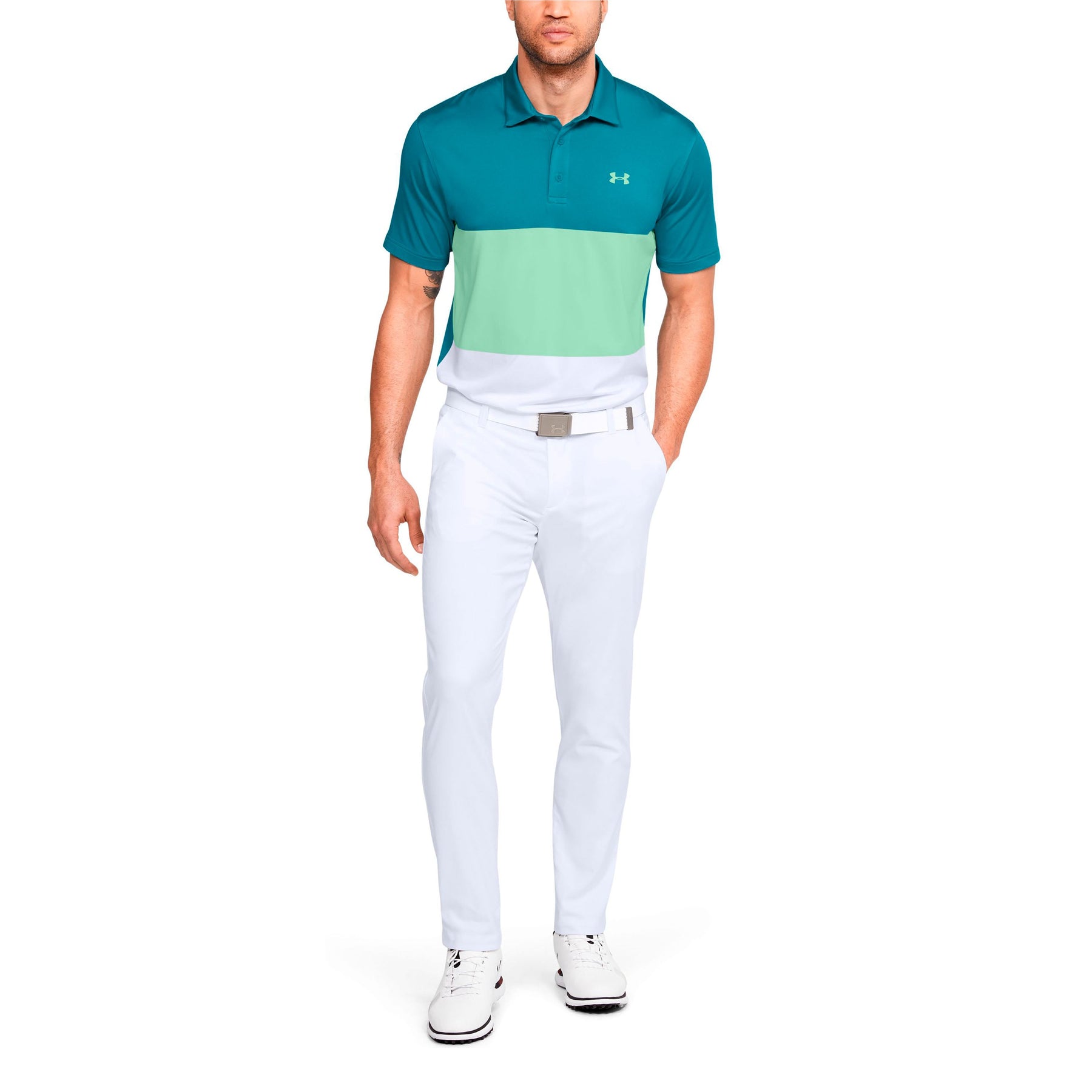 Polera Manga Corta Playoff Polo Colorbl para Hombre