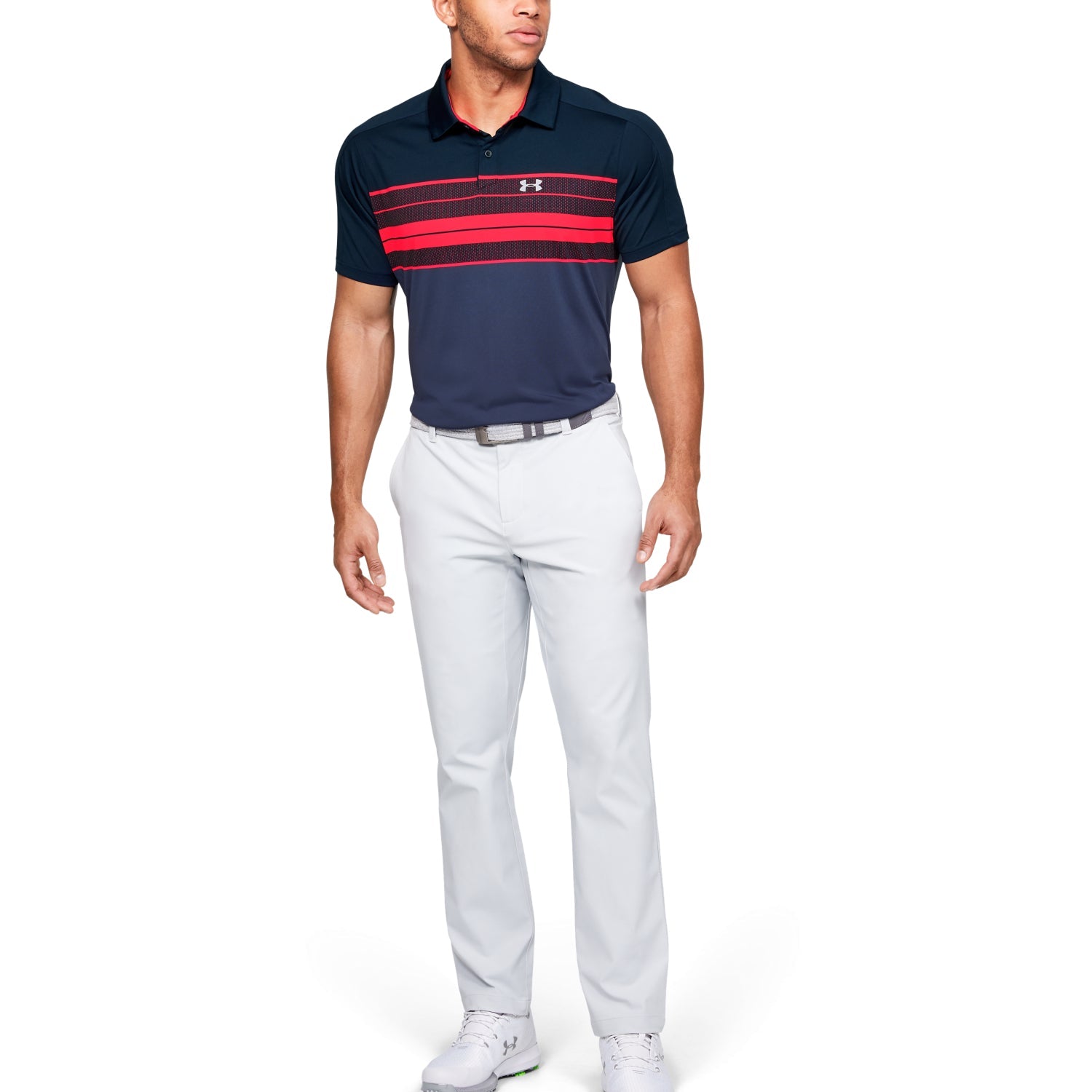 Polera Polo UA Vanish Chest Stripe para Hombre