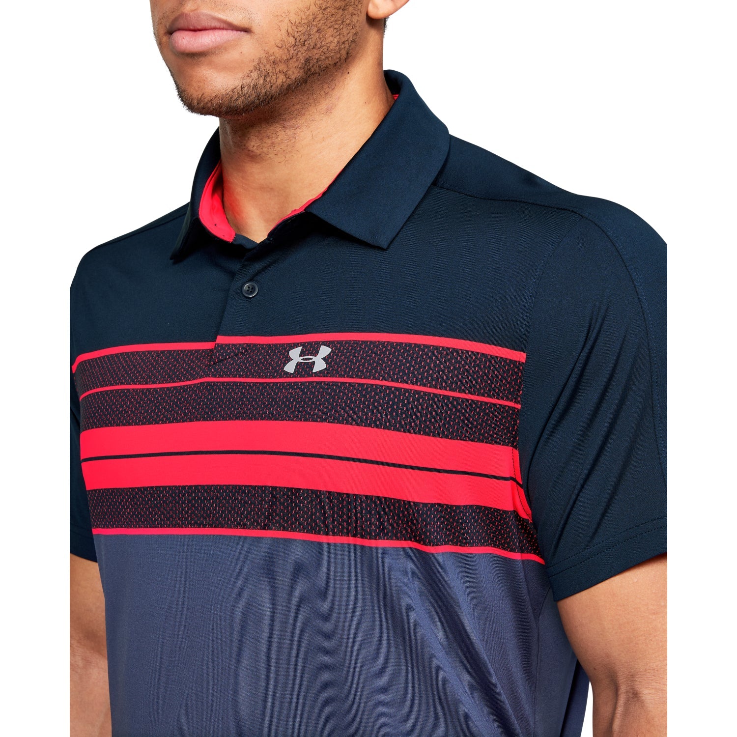 Polera Polo UA Vanish Chest Stripe para Hombre