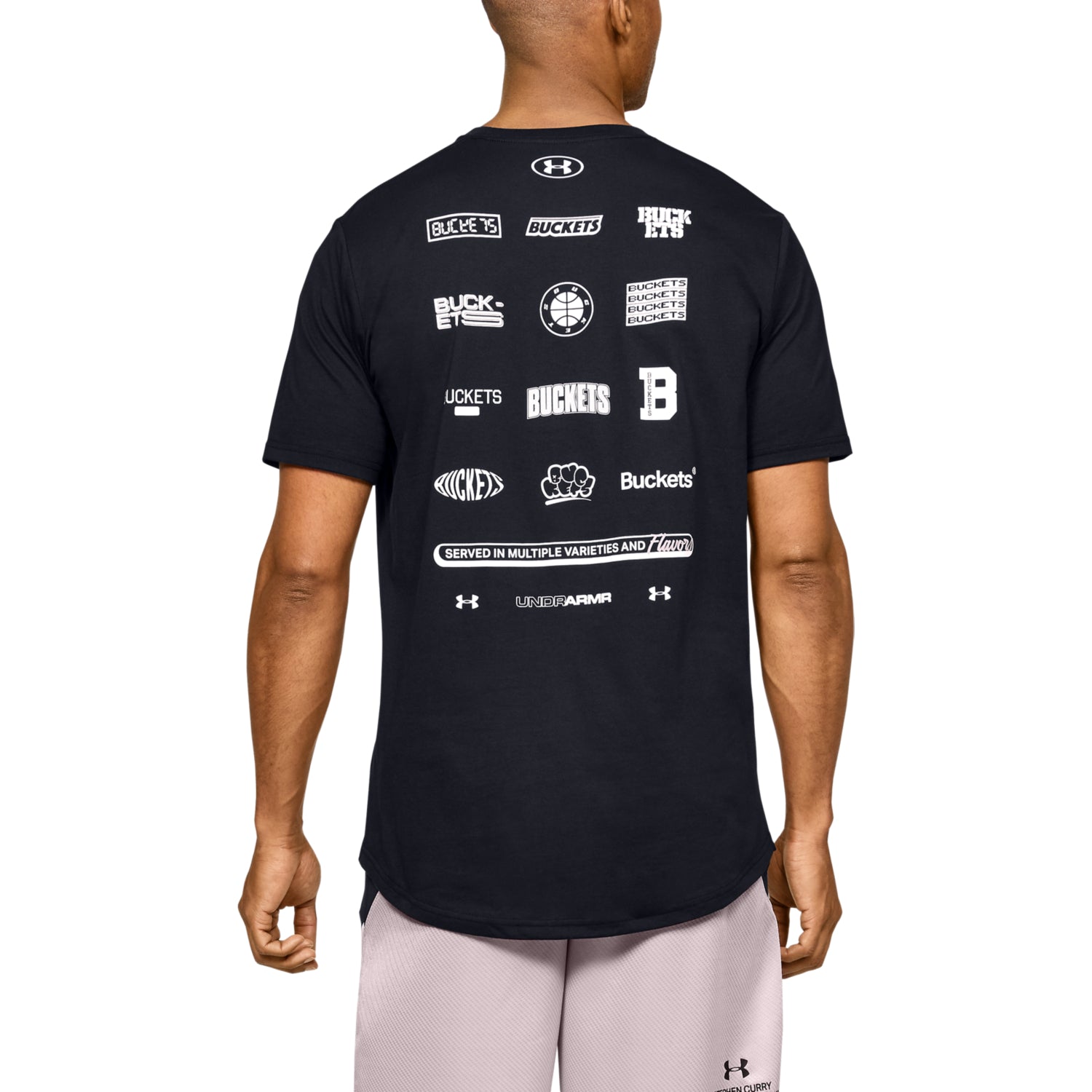Polera UA Baseline Verbiage para Hombre